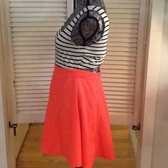 80s inspired fit and flare cut out back stretch M - Picture 3 of 11